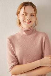 Short Sleeves With Small Twisted Collar