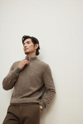 Half Turtleneck Cashmere Sweater