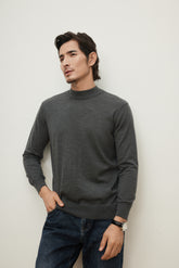 Worsted Half Turtleneck Pullover