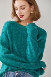 Crew Neck Oversized Cashmere Sweater