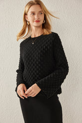 Round Neck Floral Cardigan