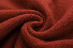 V-neck Lantern Sleeve Cashmere Sweater