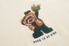 Round Neck Thickened Decorative Cashmere Sweater