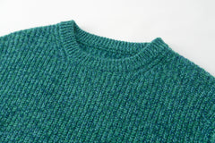 Round Neck Thickened Yuanbao Stitch Women's Pullover