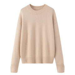 Round Neck Thick Cashmere Sweater