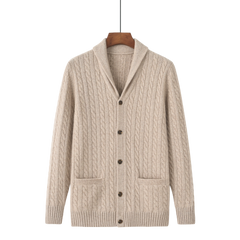 Shawl Collar Thick Cardigan