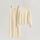 Thickened Round Neck Pullover Single-sided Casual Pants