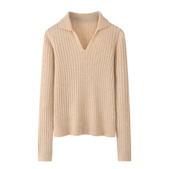 Lapel Drawstring Pullover
