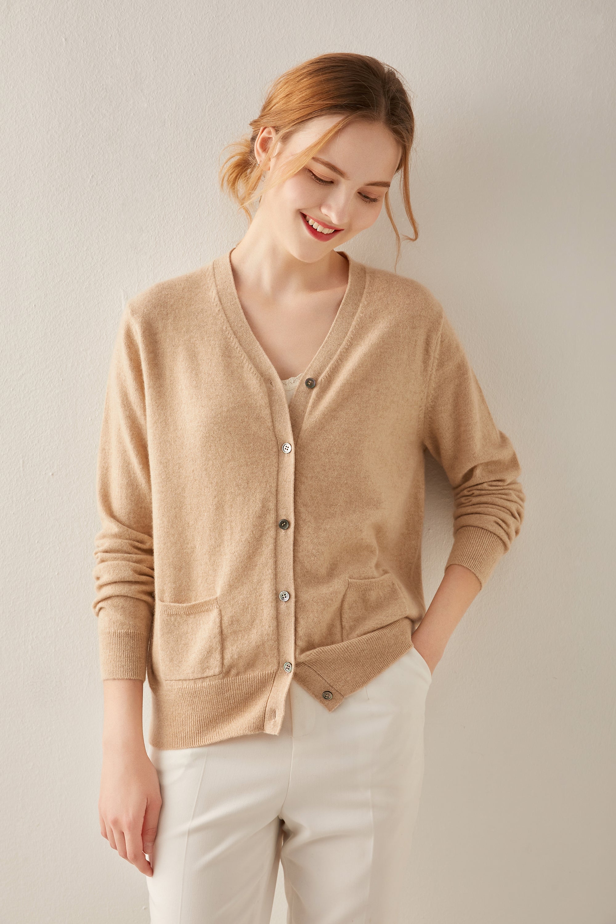 V Neck Cardigan