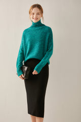 Stand Collar Thickened Cashmere Sweater