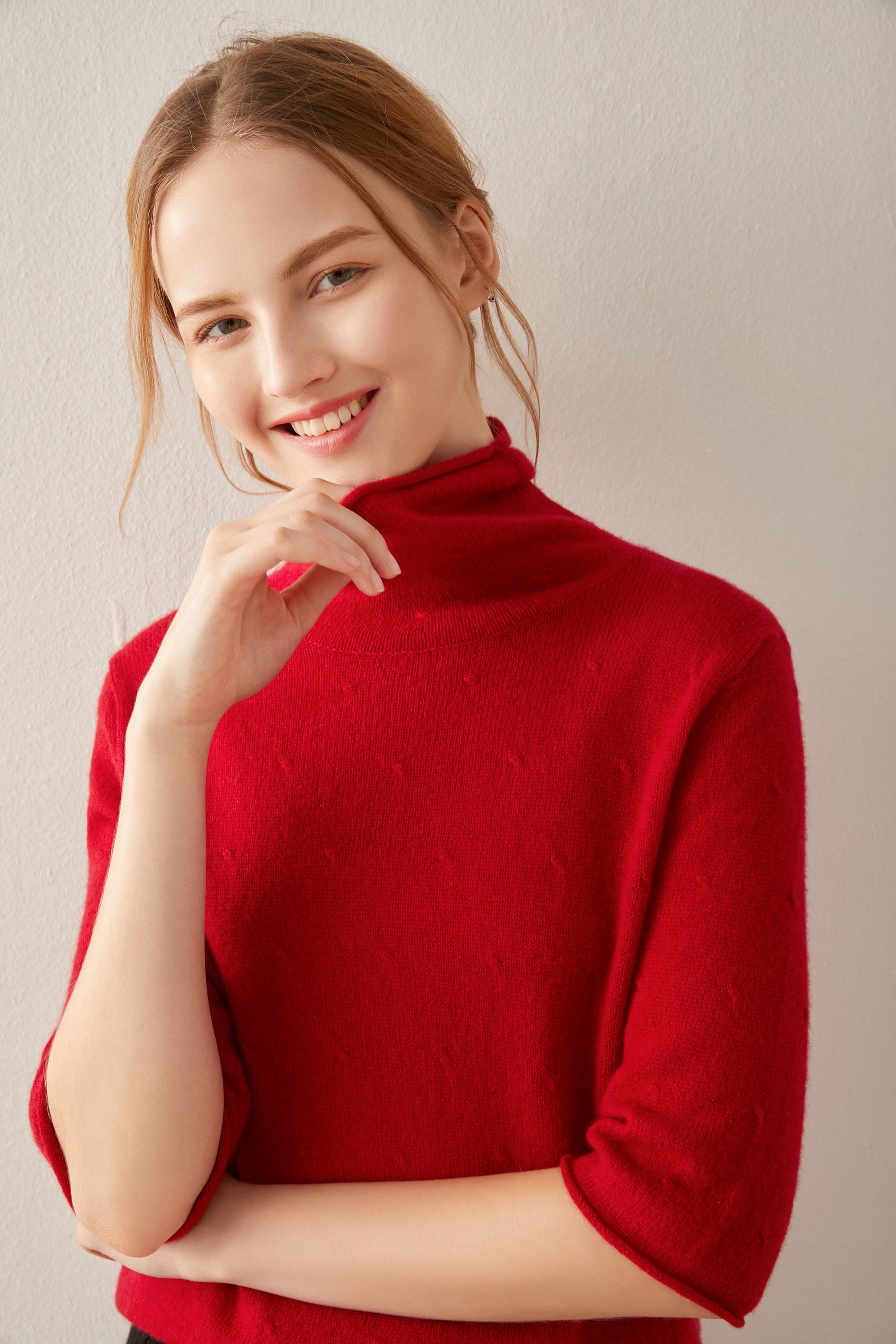 Short Sleeves With Small Twisted Collar