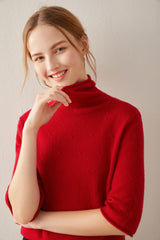 Short Sleeves With Small Twisted Collar