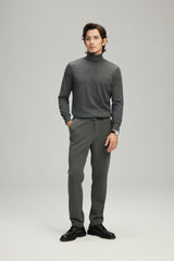 Worsted Turtleneck Pullover
