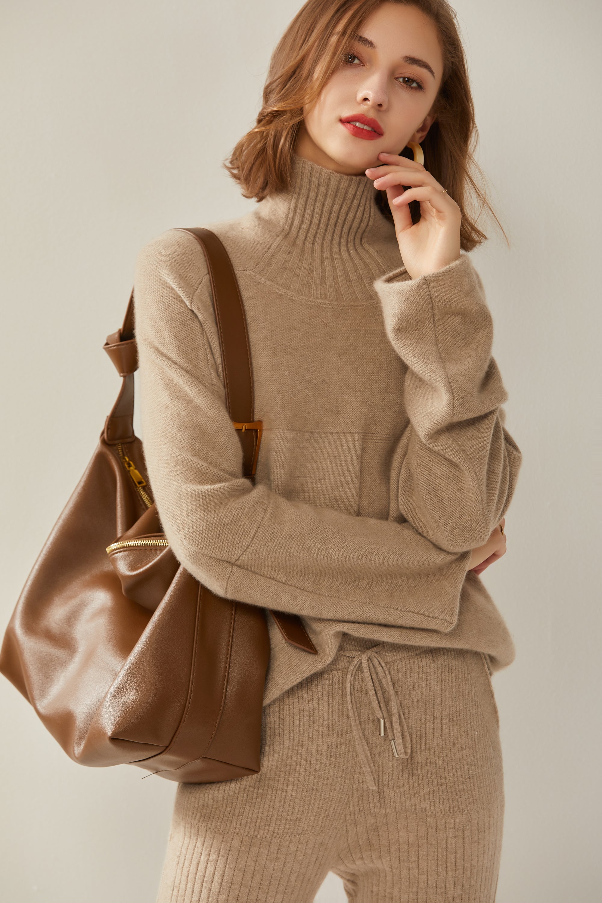 High Neck Fashion Pullover