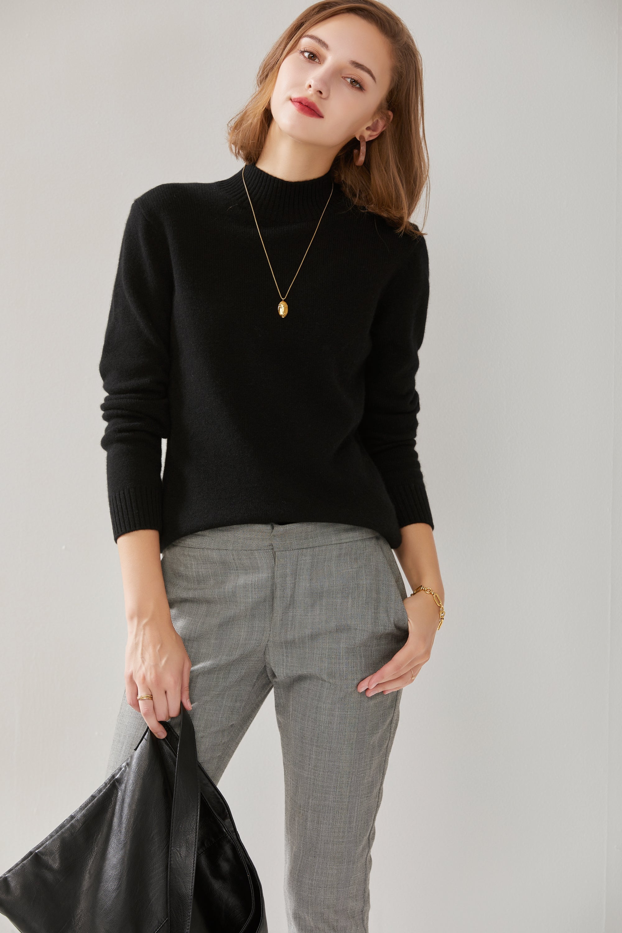 Half Turtleneck Thick Pullover