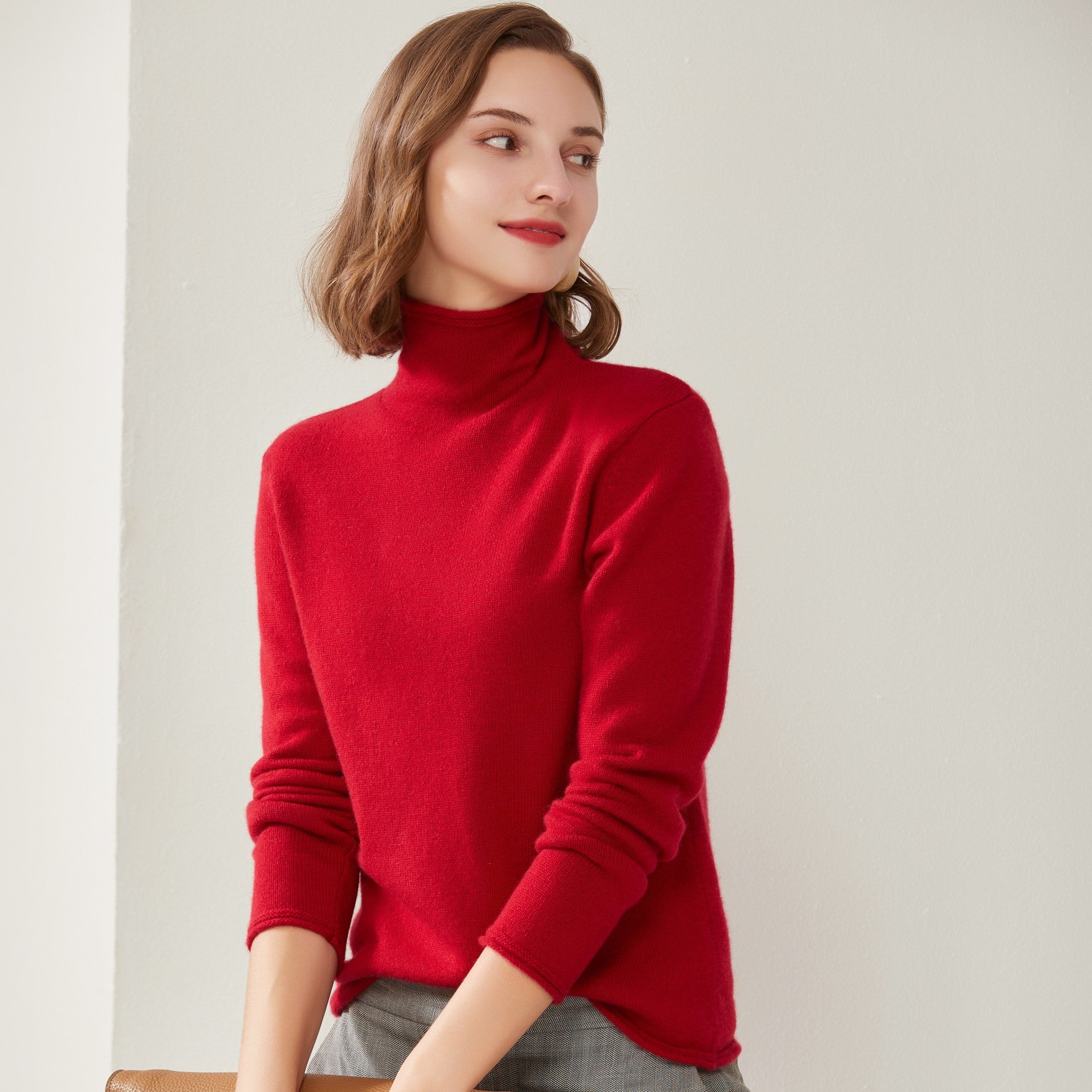 Free Collar Thick Pullover