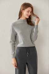 Mesh Pullover With Self Neck Collar
