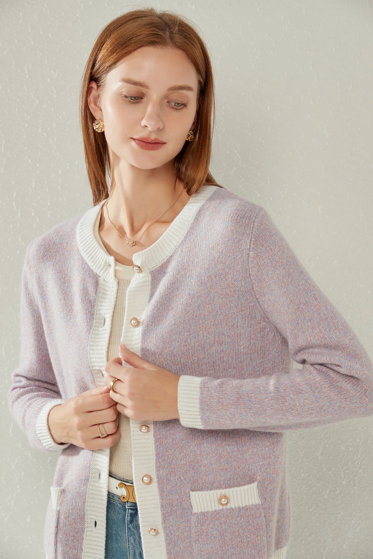 Crewneck Cardigan