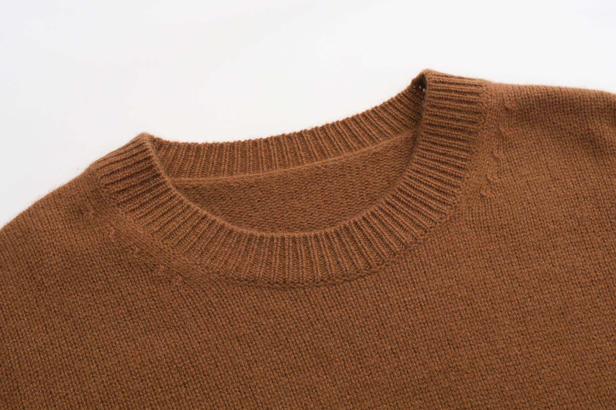 Round Neck Thick Cashmere Sweater