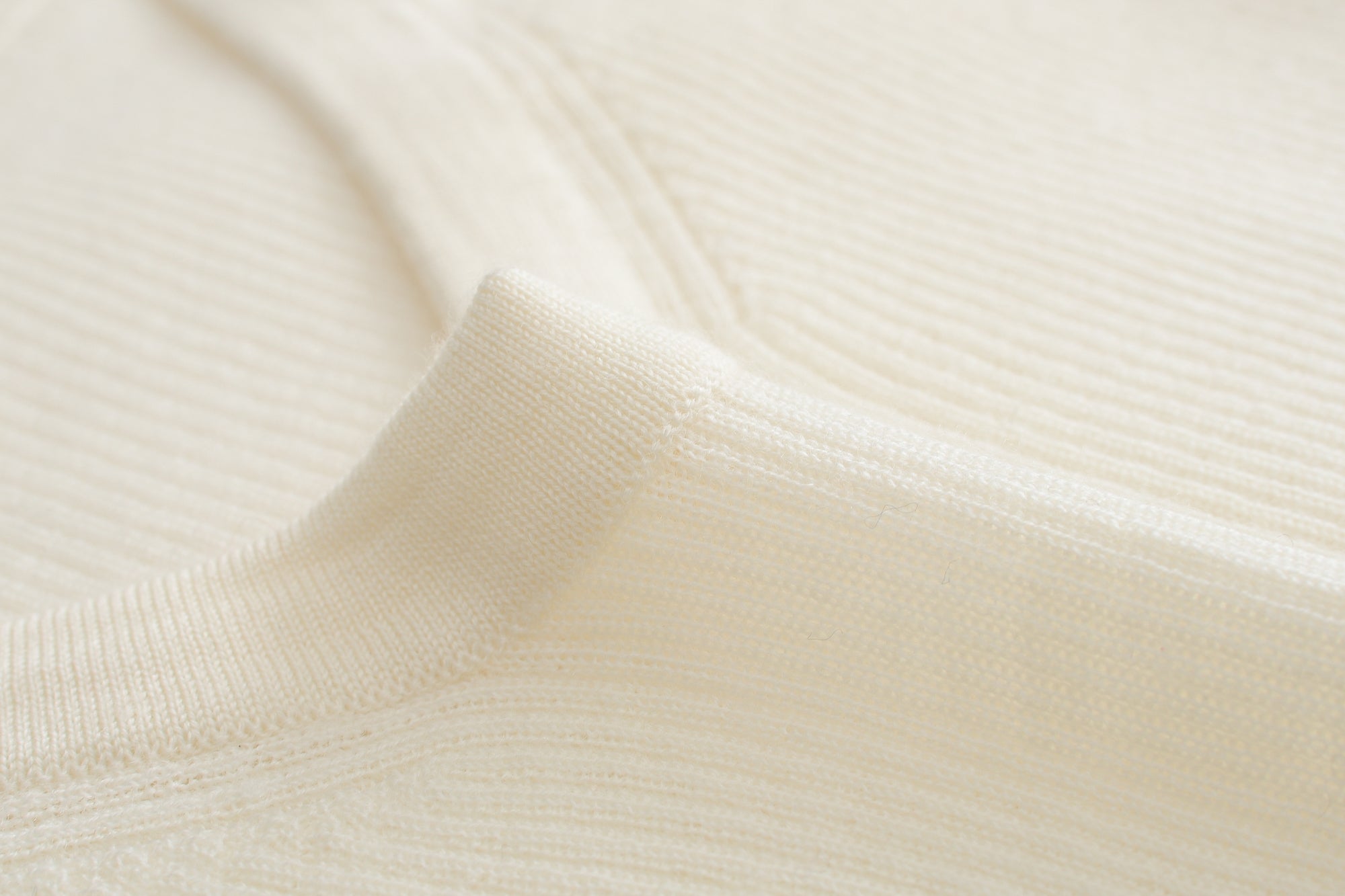 Worsted U-neck drawstring short sleeves