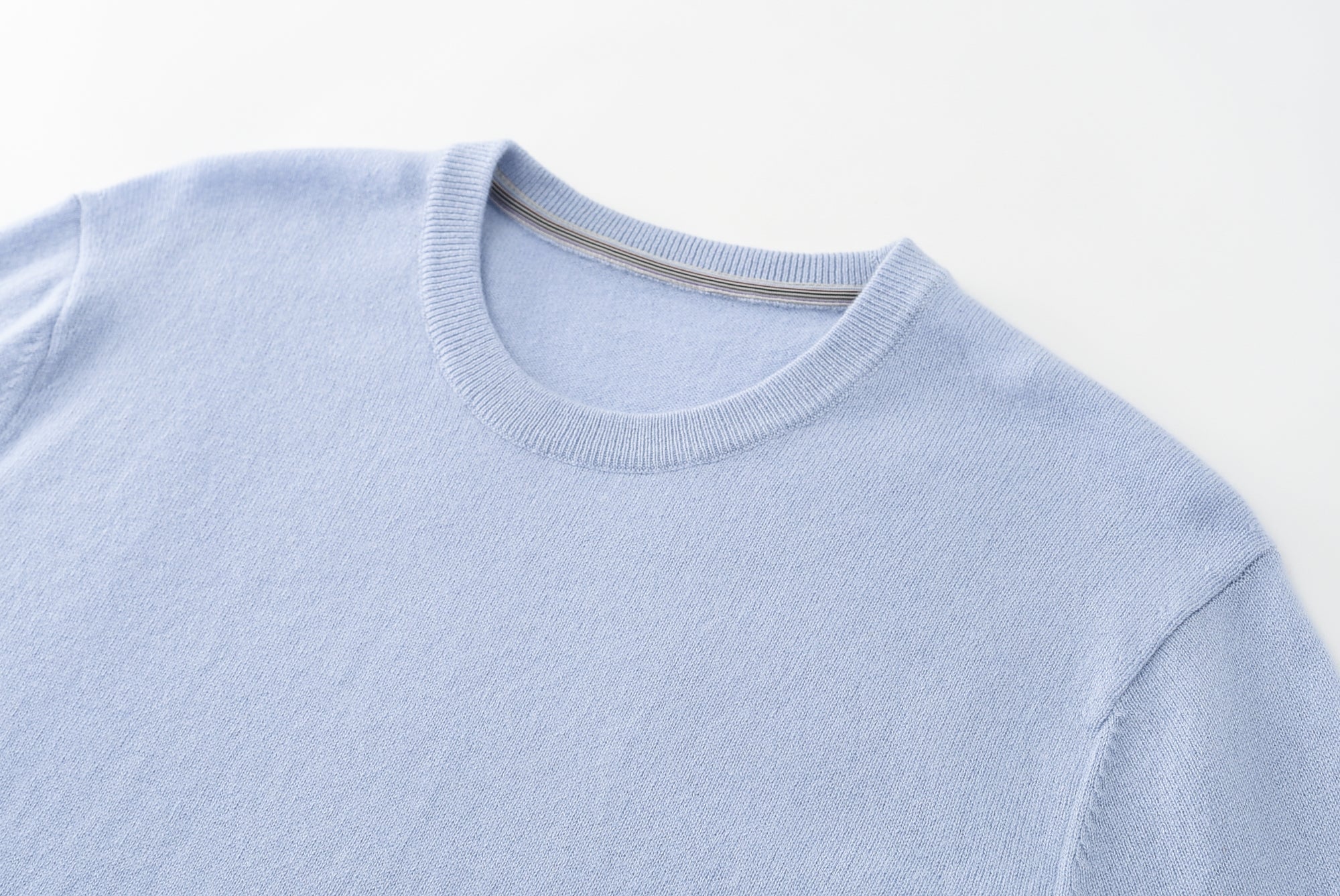 Crew Neck Color Matching Pullover
