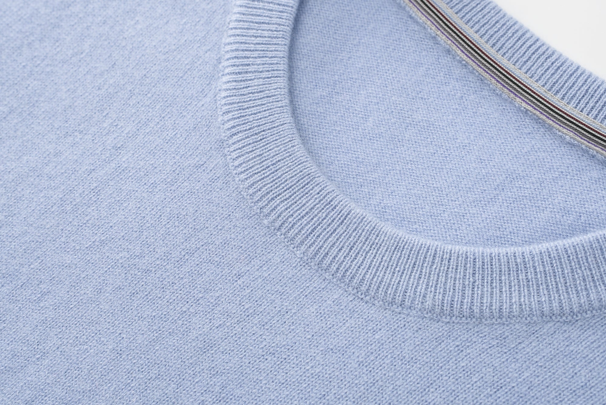 Crew Neck Color Matching Pullover