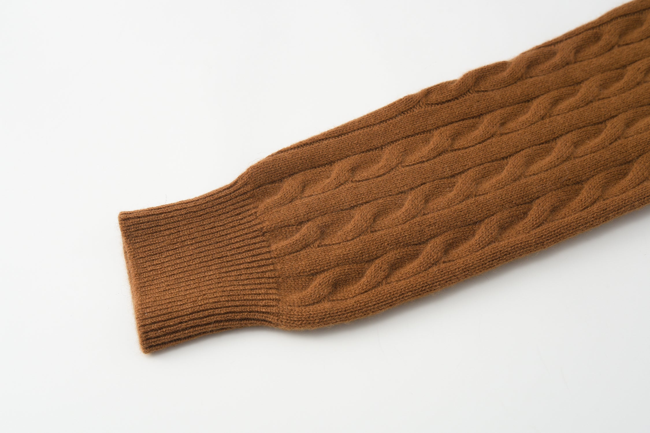 Turtleneck Thick Cable Pullover