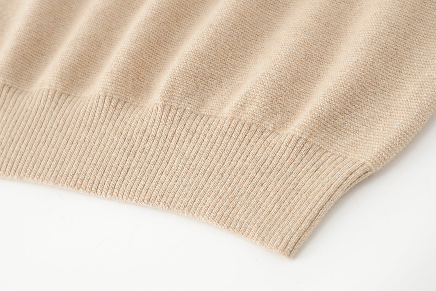 V-Neck Double Stitch Lantern Sleeve Pullover