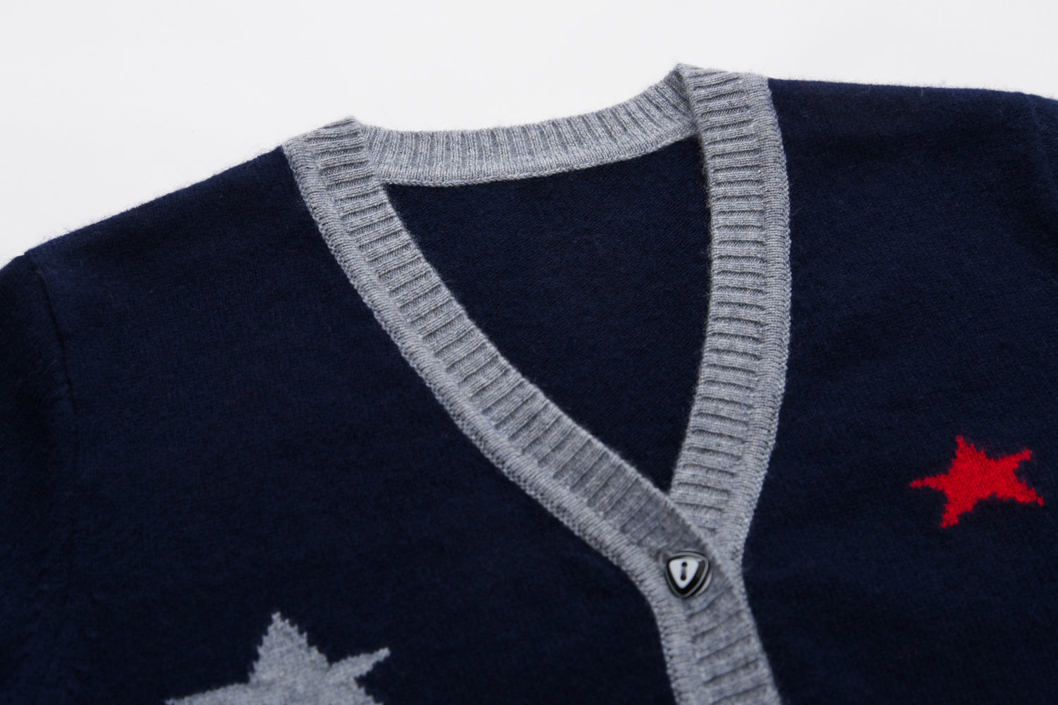 Children V-neck Star Cardigan
