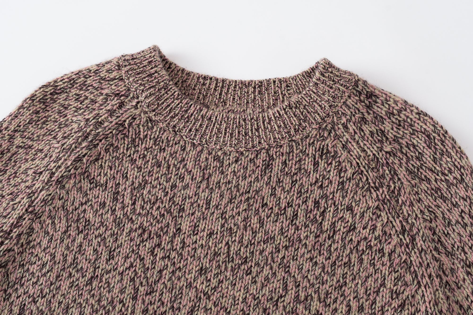 Round Neck Fancy Yarn Thick Pullover
