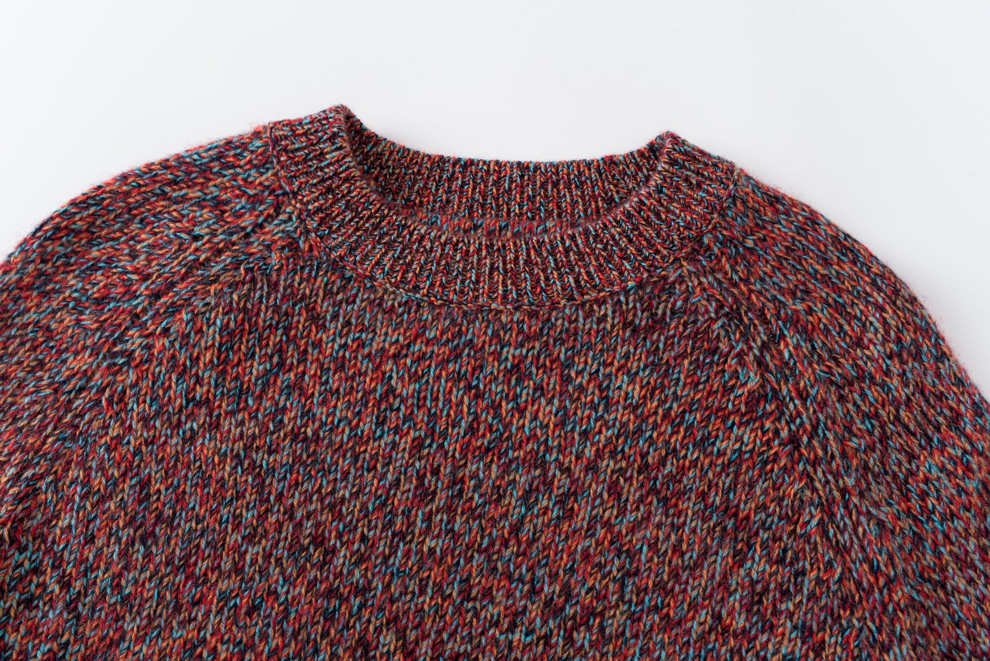 Round Neck Fancy Yarn Thick Pullover