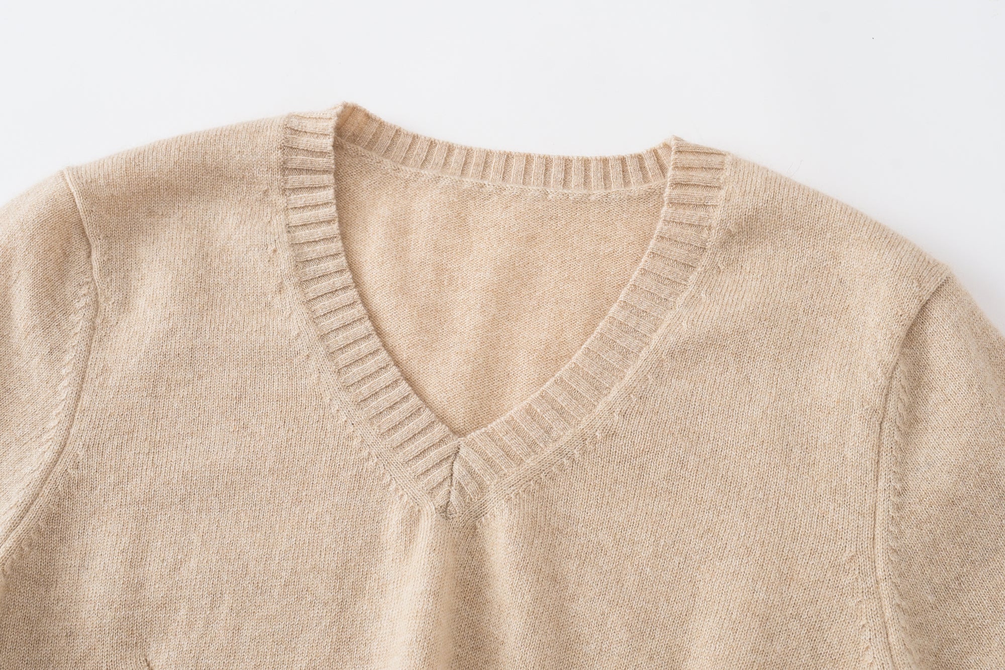 V-neck Short-sleeved Sweater Wide-leg Pants Suit