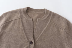 V-neck Decorative Cardigan