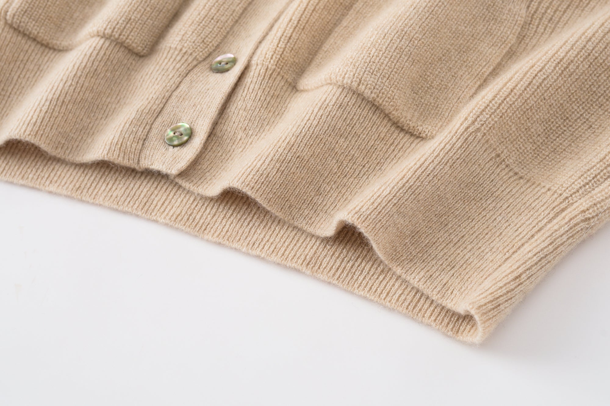 V-Neck Single-Breasted Cardigan