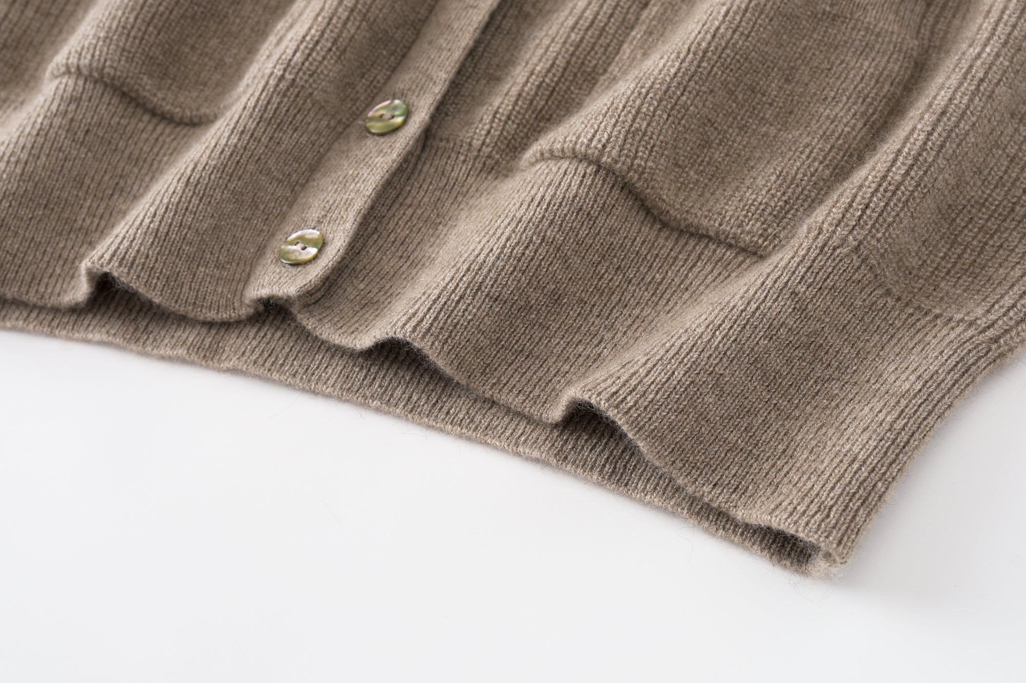 V-Neck Single-Breasted Cardigan