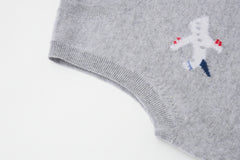 Children Round Neck Jacquard waistcoat