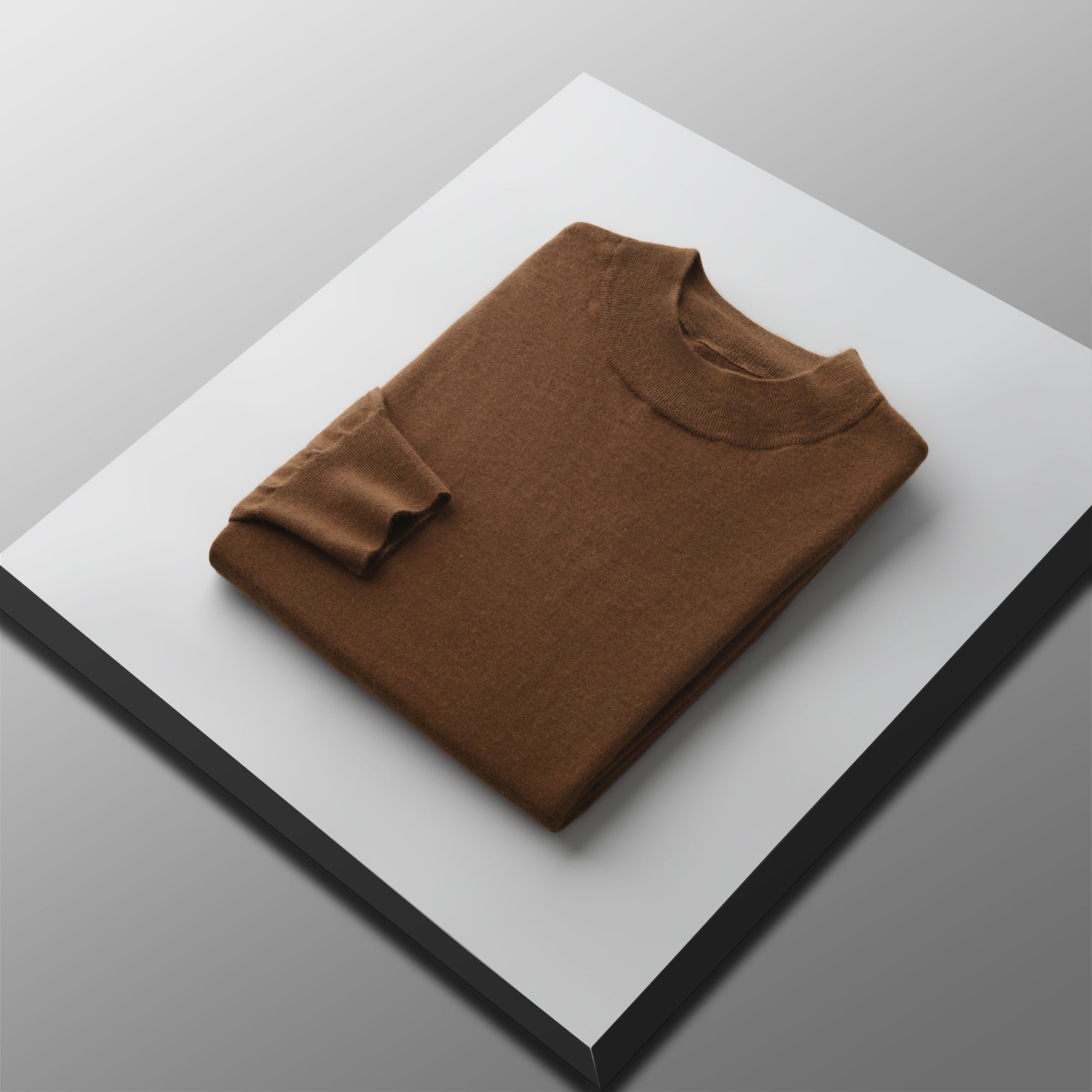 Worsted Half Turtleneck Pullover