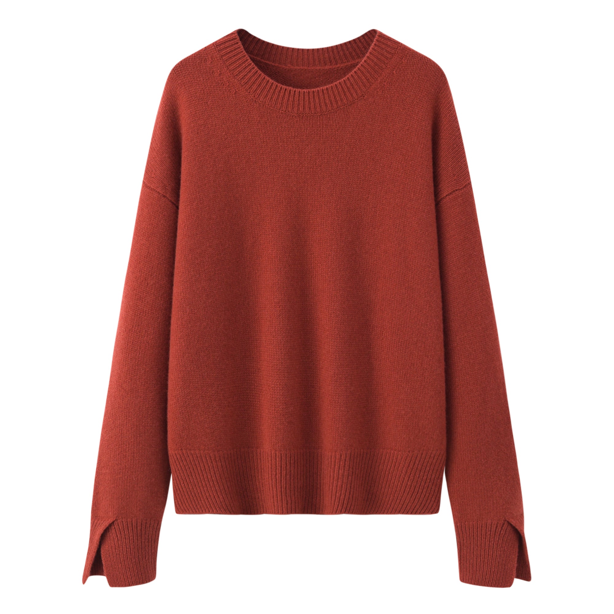 Round Neck Thick Cashmere Sweater