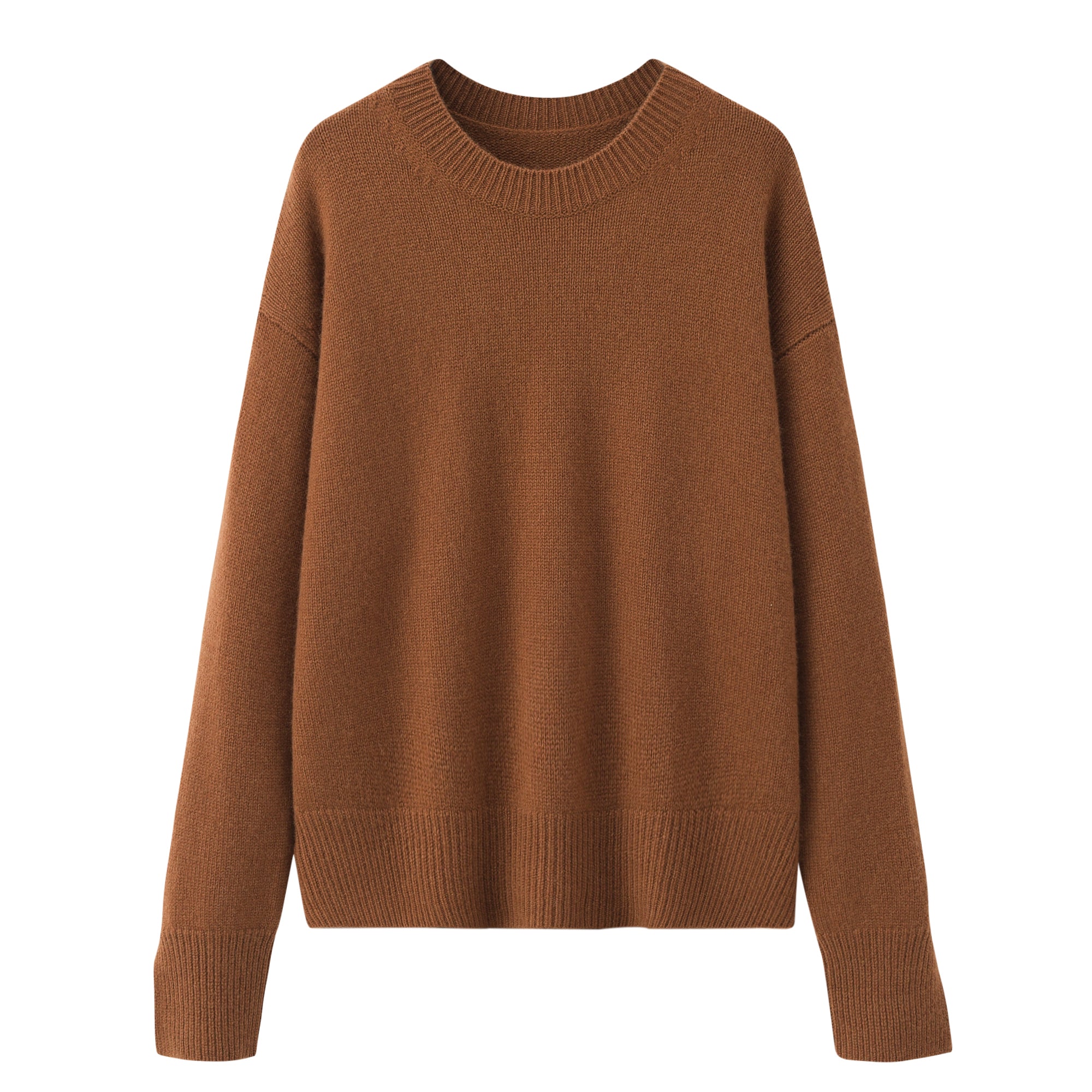 Round Neck Thick Cashmere Sweater