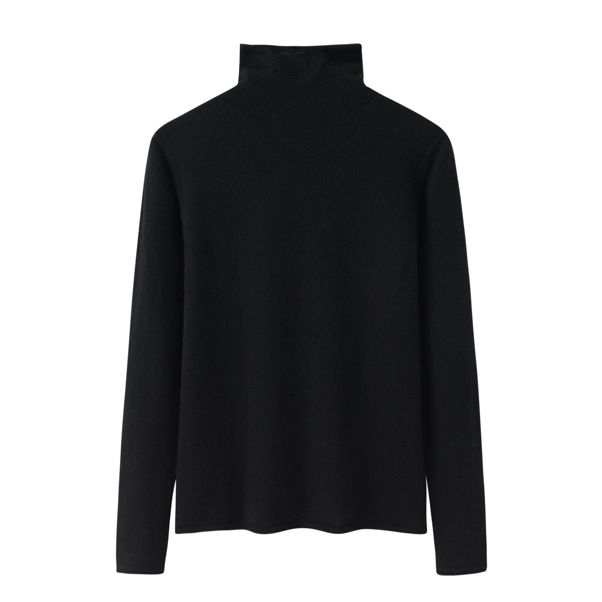 Free Neck Rolled Hem Pullover SQ00501-1模特