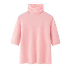 Short Sleeves With Small Twisted Collar