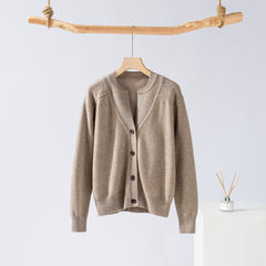 V-neck Decorative Cardigan
