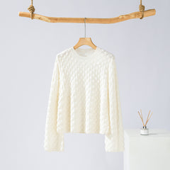 Round Neck Floral Cardigan