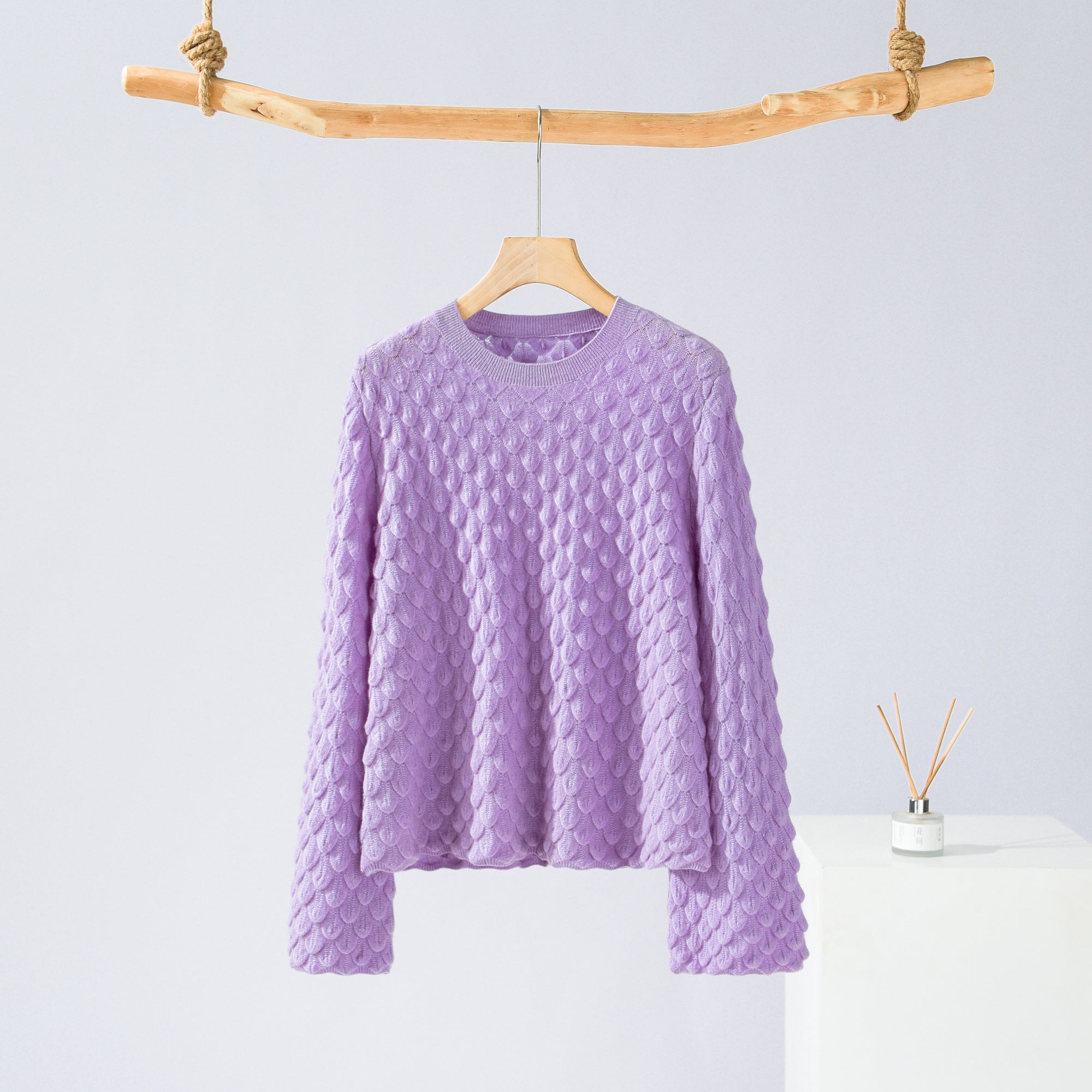 Round Neck Floral Cardigan