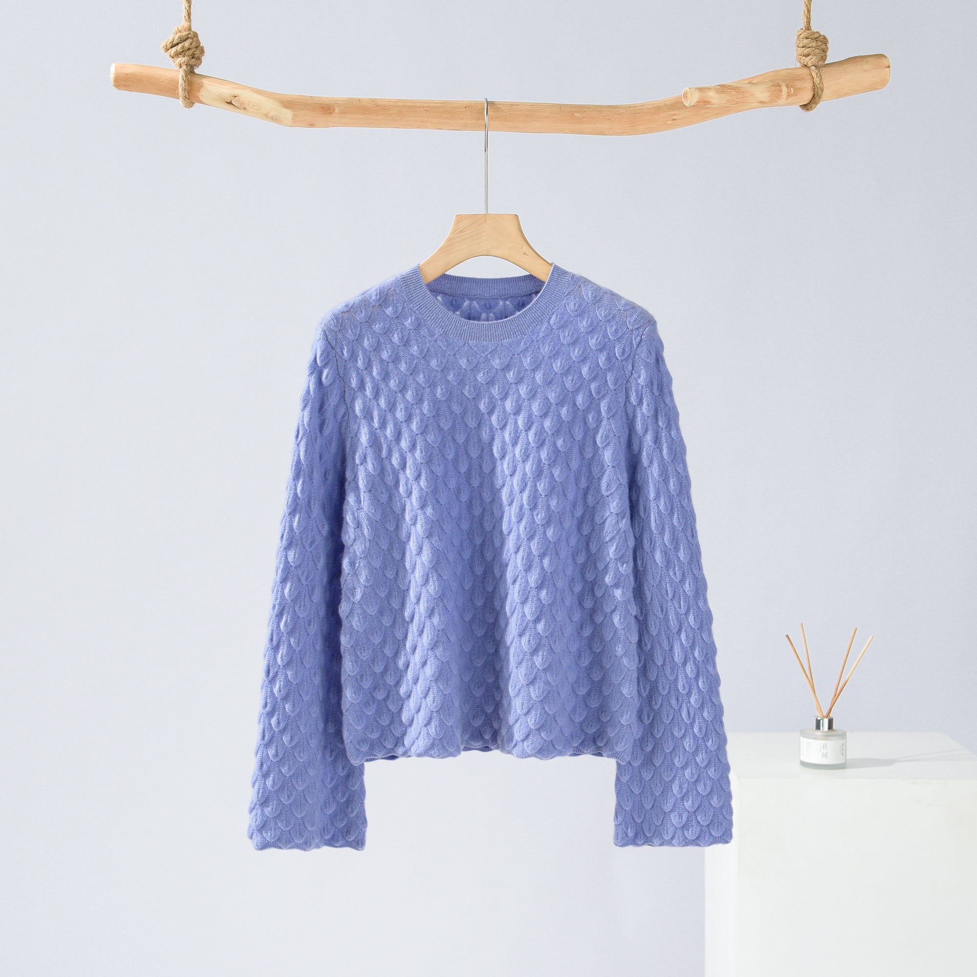 Round Neck Floral Cardigan