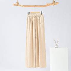 V-neck Short-sleeved Sweater Wide-leg Pants Suit