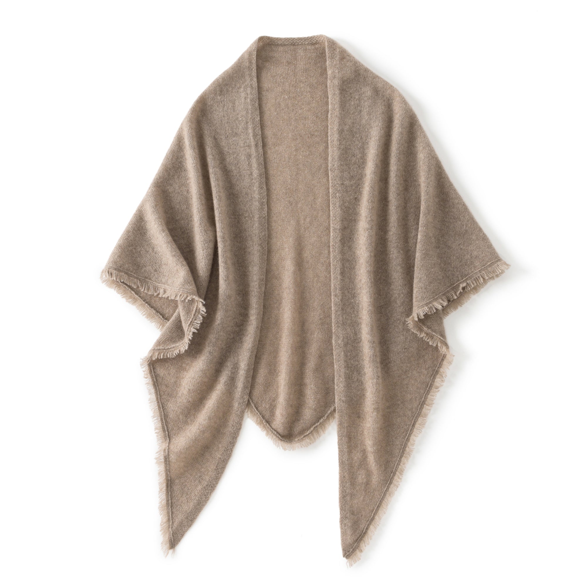 Triangle Secorated Shawl