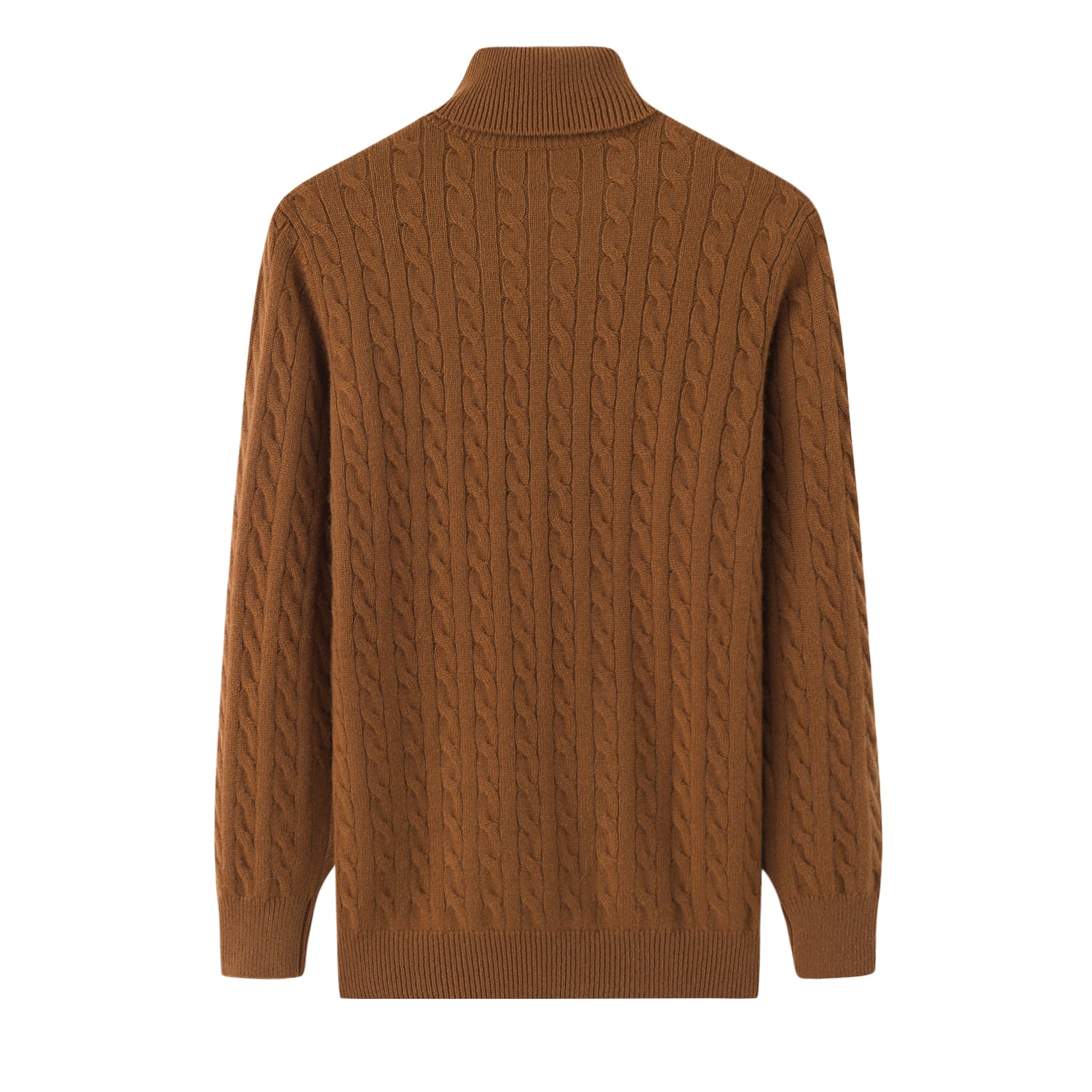 Turtleneck Thick Cable Pullover