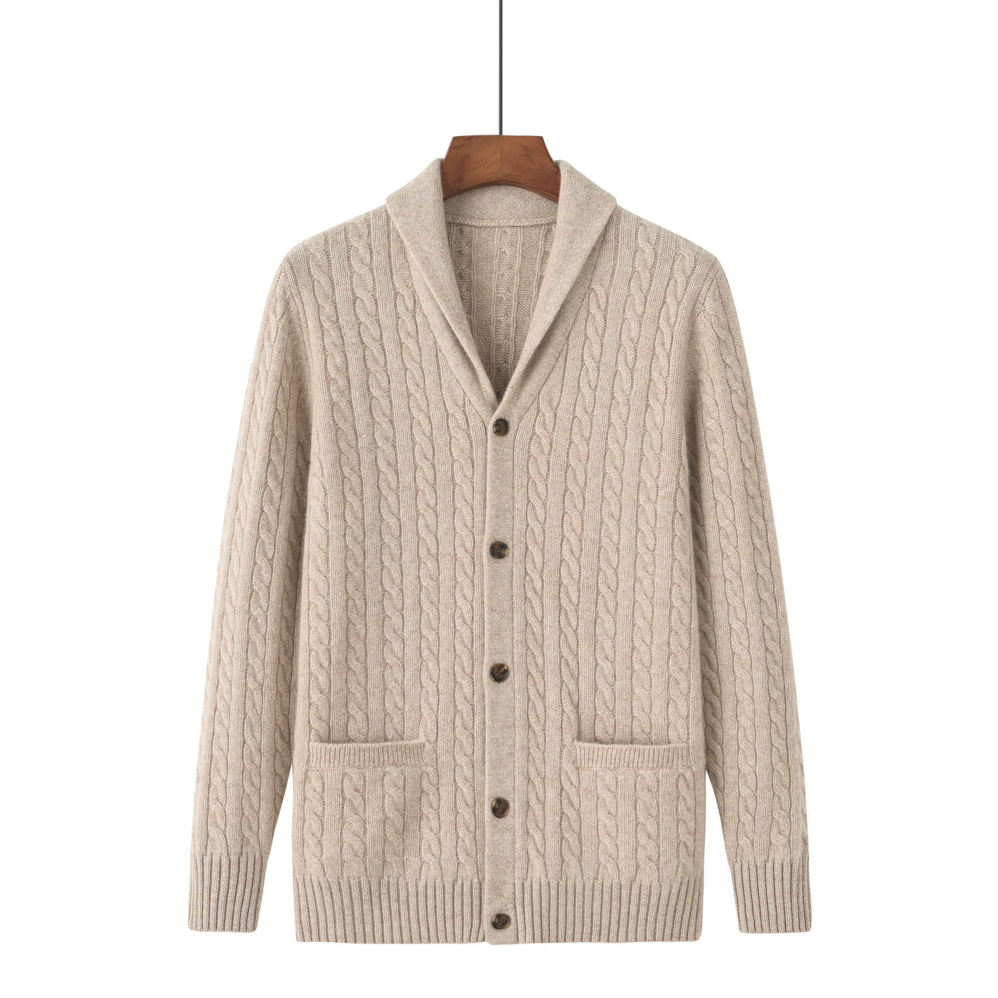 Shawl Collar Thick Cardigan