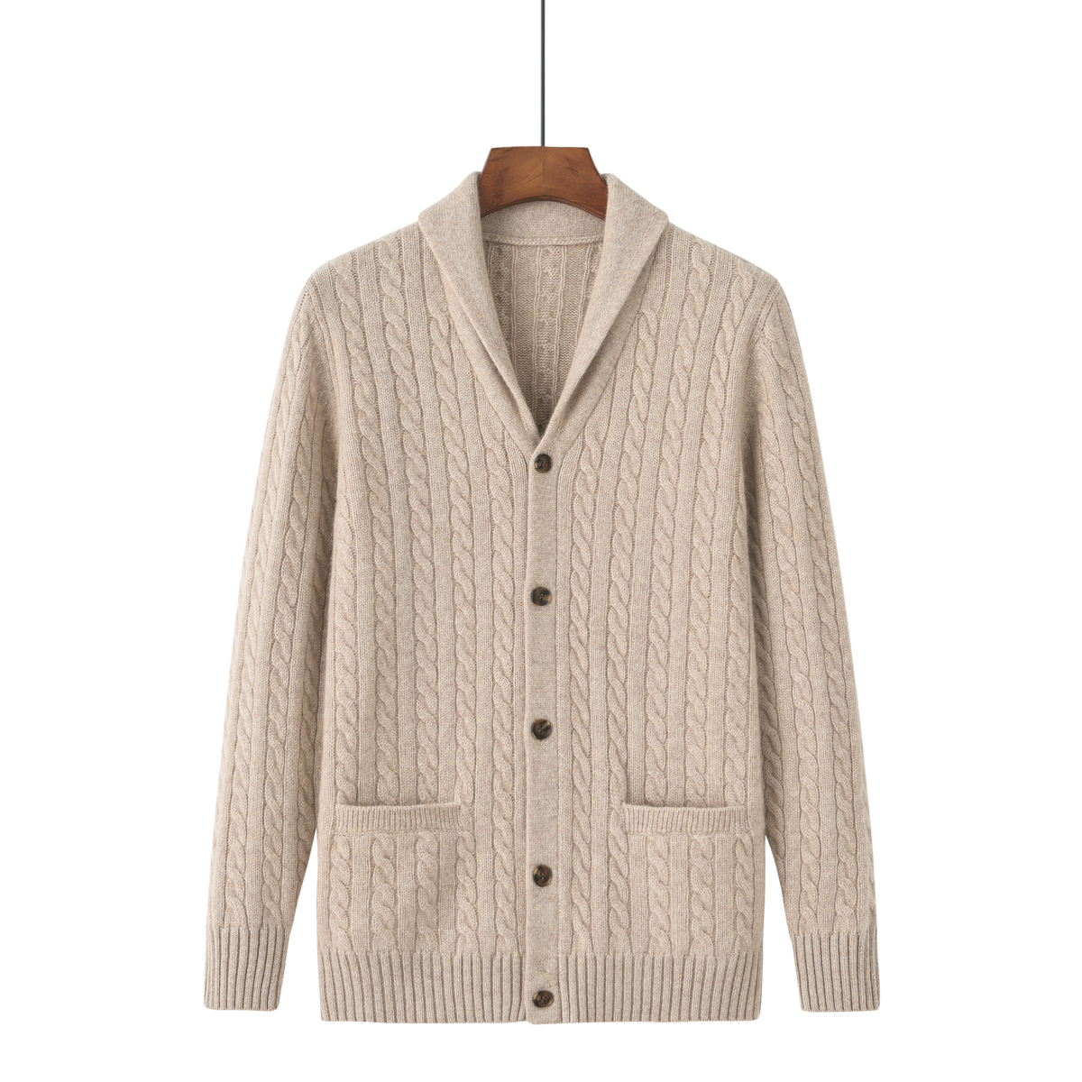 Shawl Collar Thick Cardigan